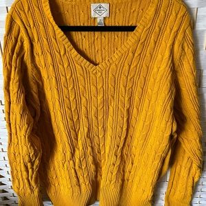 Karen Scott V-neck Sweater S/1X EUC